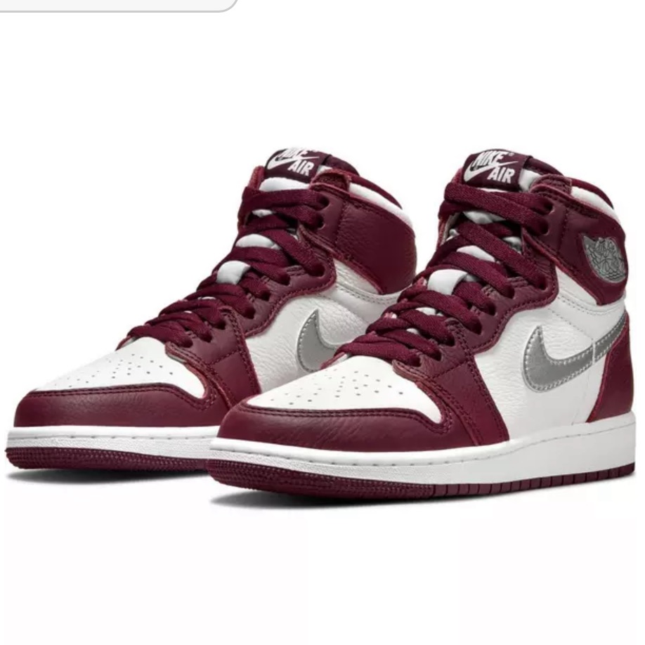 Jordan 1 Retro High Og "Bordeaux/Metallic Silver/White"